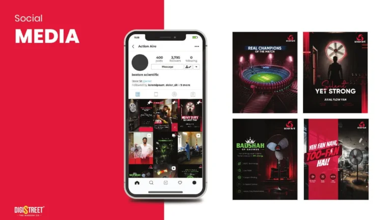 Action Aire: fan product social campaign — social media creative portfolio