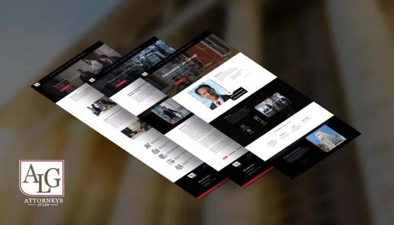 ALG Attorneys: legal services website — website design portfolio
