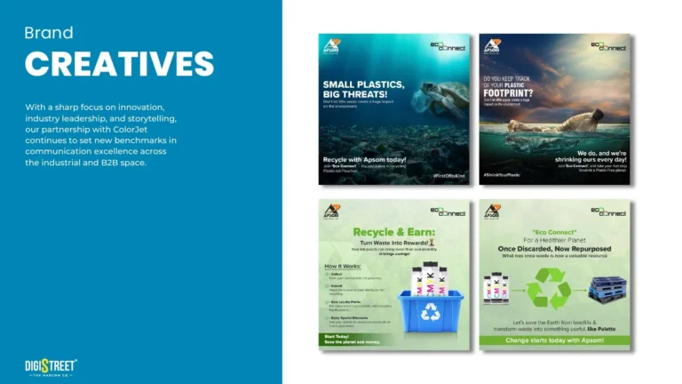 Apsom Infotex: eco connect sustainability social campaign — social media creative portfolio