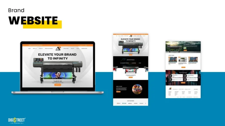 Apsom Infotex: printing solutions website — website design portfolio