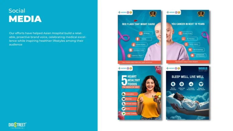 Asian Hospital: wellness social campaign — social media creative portfolio