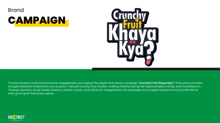 Bonvie: crunchy fruit khaya kya campaign — campaign communication portfolio