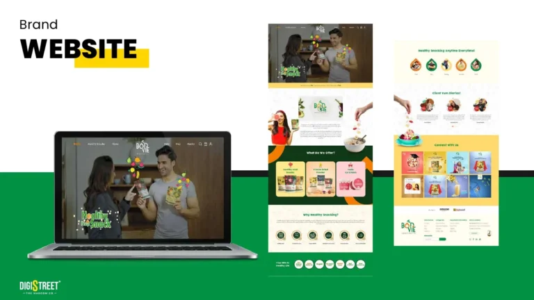 Bonvie: fruit snack website — website design portfolio