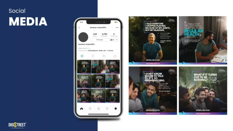 Boston Scientific: healthcare social media feed — social media creative portfolio