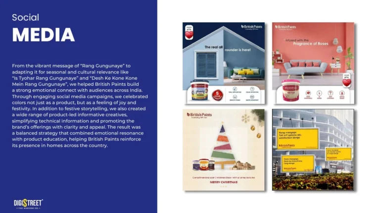 British Paints: colour and occasion social campaign — social media creative portfolio