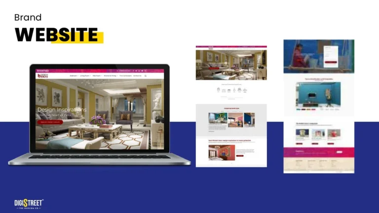 British Paints: paint brand website — website design portfolio