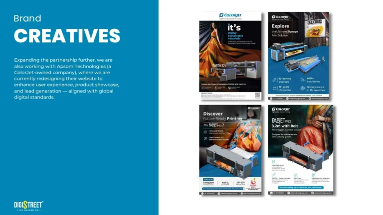 ColorJet: printing technology product campaign — social media creative portfolio