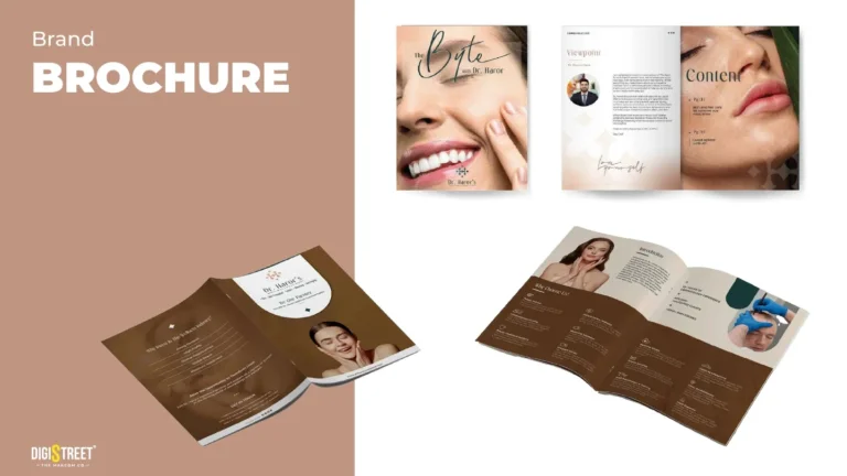 Dr Haror: beauty services brochure — brochure design portfolio