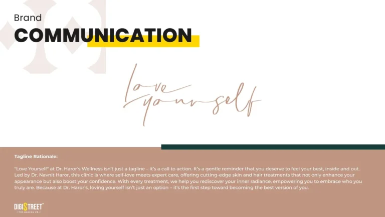 Dr Haror: love yourself brand campaign — campaign communication portfolio