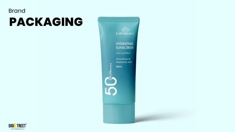Earthraga: blue sunscreen packaging — packaging design portfolio