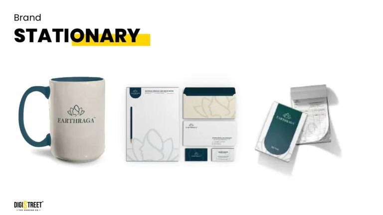 Earthraga: skincare stationery — brand identity portfolio