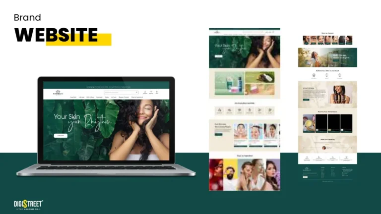 Earthraga: skincare website — website design portfolio