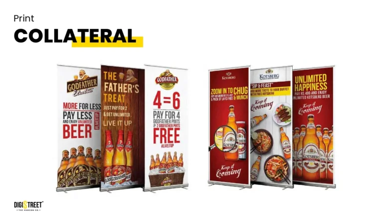 Godfather: beer brand print collateral — print advertising portfolio