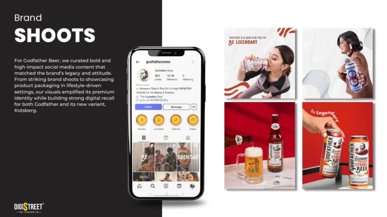 Godfather: beer product social campaign — social media creative portfolio