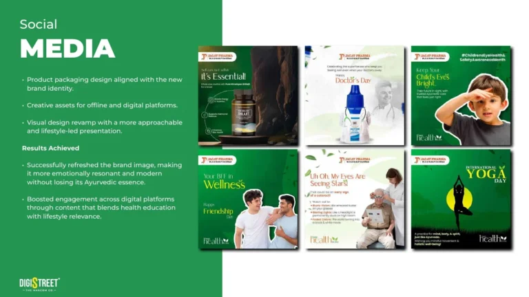 Jagat Pharma: wellness social campaign — social media creative portfolio