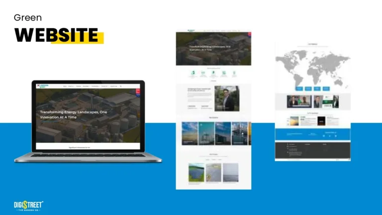 Jakson Green: green energy website — website design portfolio