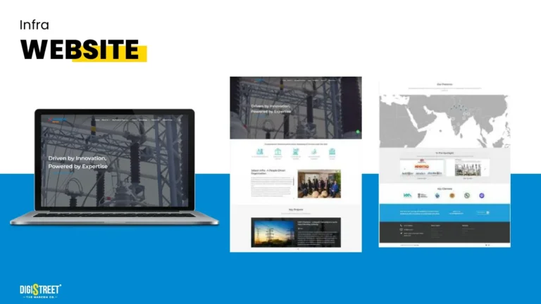Jakson Infra: infrastructure business website — website design portfolio
