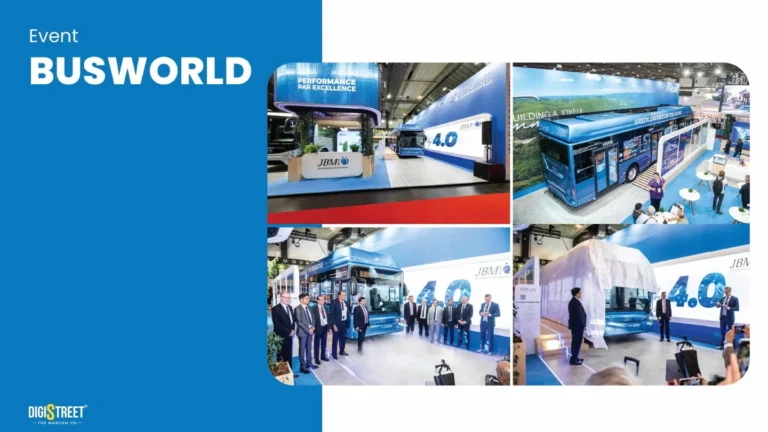 JBM: busworld event branding — event communication portfolio
