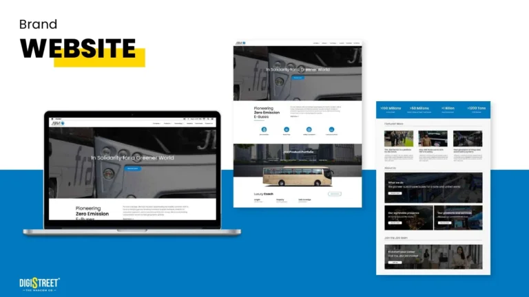 JBM: corporate website portfolio — website design portfolio