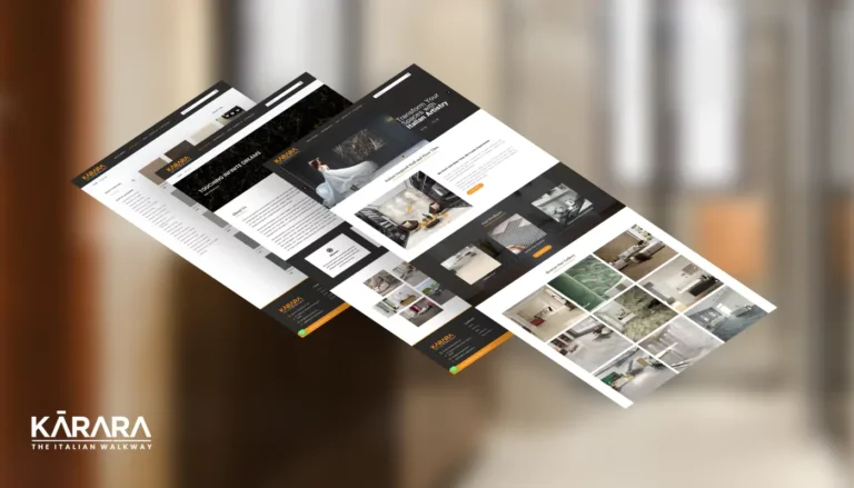 Karara: brand website presentation — website design portfolio