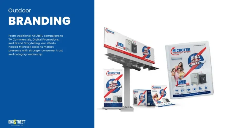 Microtek: power backup outdoor branding — outdoor advertising portfolio