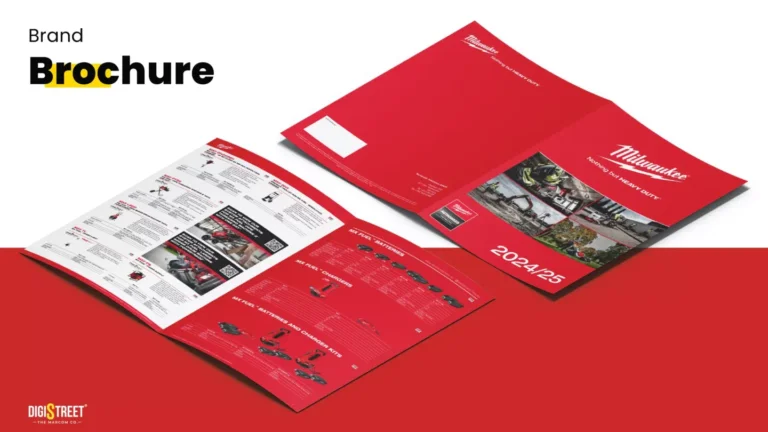 Milwaukee: power tool brochure — brochure design portfolio