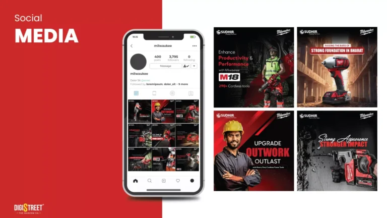 Milwaukee: power tool social campaign — social media creative portfolio