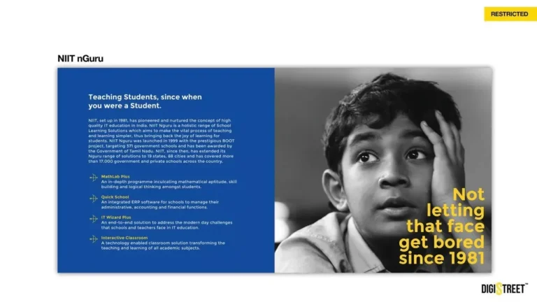 NIIT: education brand campaign — education campaign portfolio