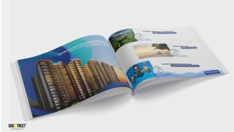 Omaxe: residential brochure inside pages — brochure design portfolio