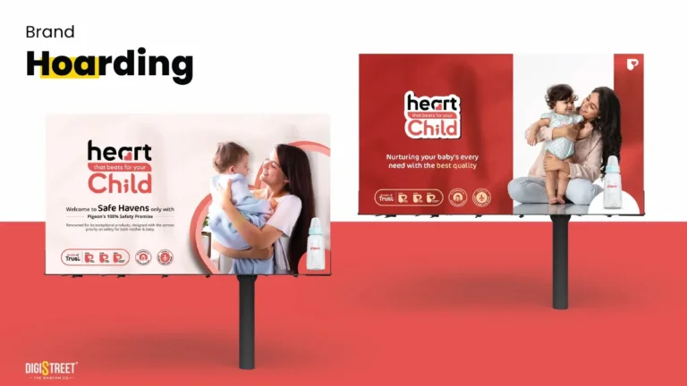 Pigeon: baby care outdoor campaign — outdoor advertising portfolio