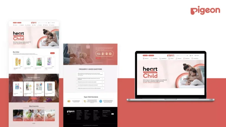 Pigeon: responsive website portfolio — website design portfolio