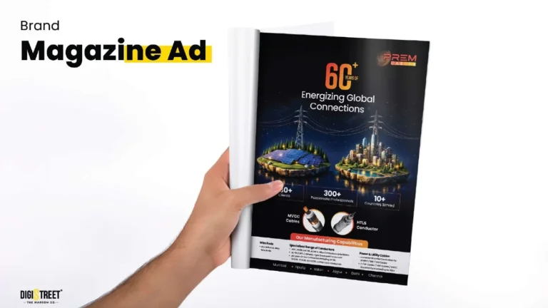 Prem Cables: industrial magazine advertisement — print advertising portfolio