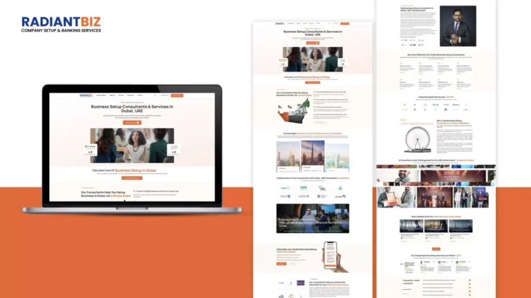 RadiantBiz: responsive website portfolio — website design portfolio