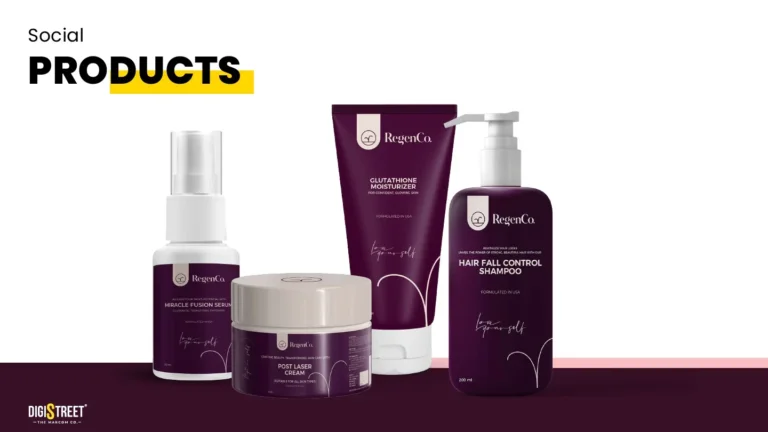 Regenco: skincare product presentation — product creative portfolio