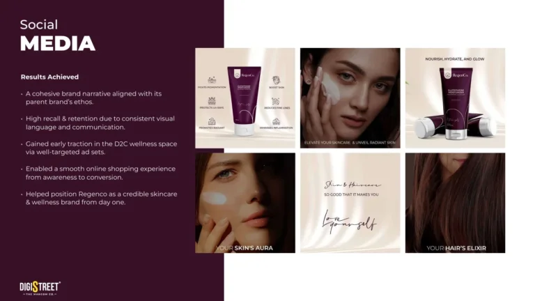 Regenco: skincare social campaign — social media creative portfolio