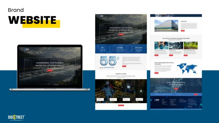 Roto Pumps: industrial pumping website — website design portfolio
