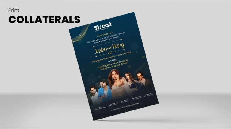 Sirca: brand invitation — print advertising portfolio