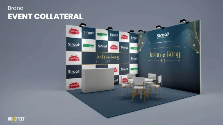 Sirca: exhibition booth branding — event communication portfolio