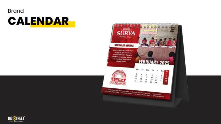 Surya Pipes: 2025 brand calendar — brand collateral portfolio