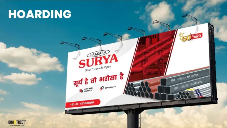 Surya Pipes: pipe product billboard — outdoor advertising portfolio