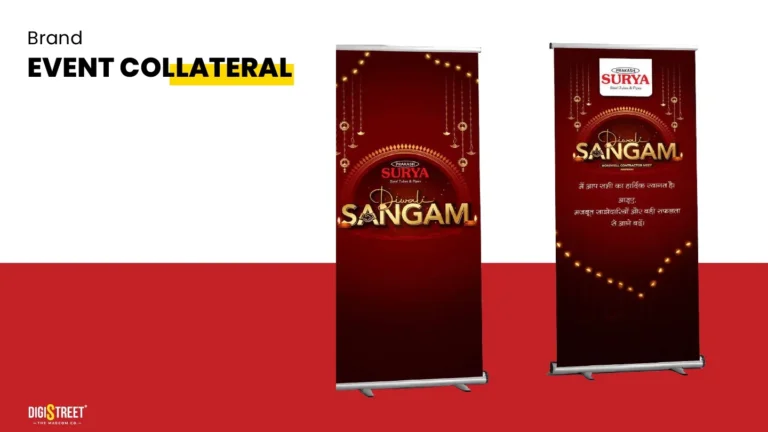 Surya Pipes: surya sangam event standee — event communication portfolio