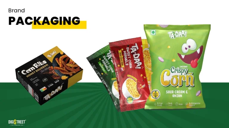 Tadaa: crispy corn packaging — packaging design portfolio