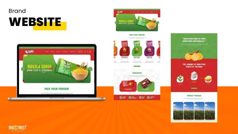 Tadaa: food brand website — website design portfolio