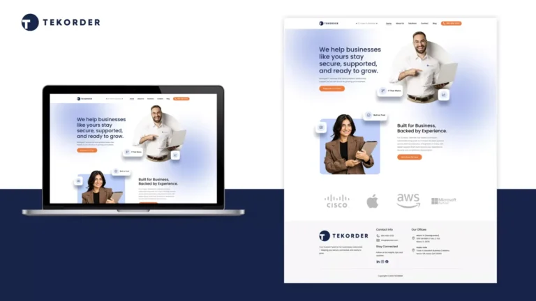 Tekorder: responsive website portfolio — website design portfolio