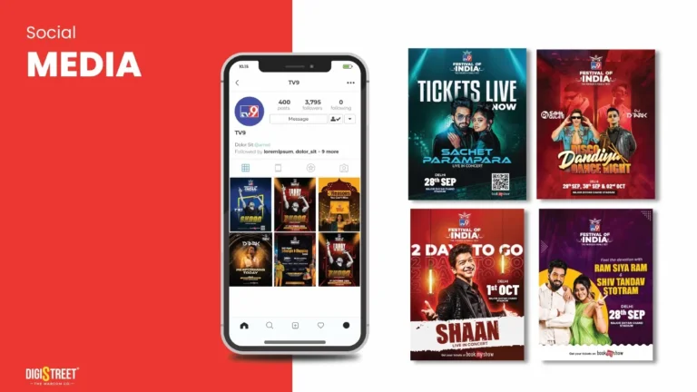 TV9: festival of india social campaign — social media creative portfolio