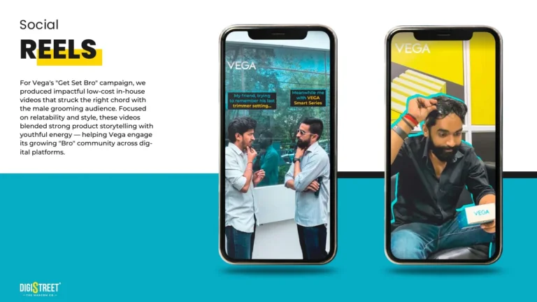 VEGA: grooming social reels presentation — video content portfolio