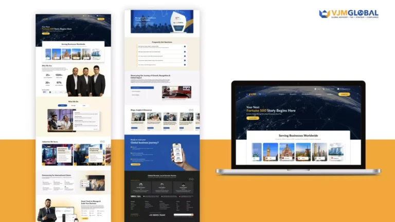 VIM Global: responsive website portfolio — website design portfolio
