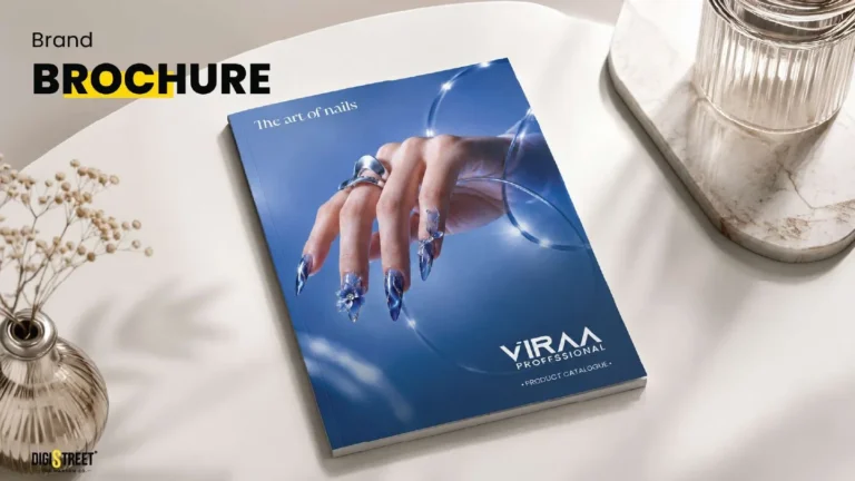 Viraa Professionals: nail care brochure — brochure design portfolio