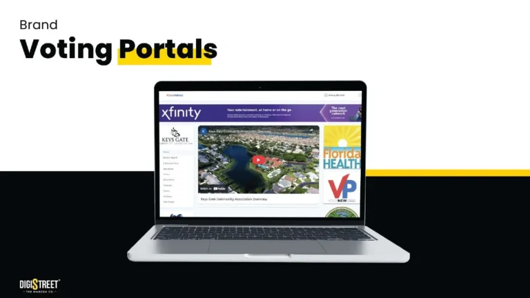 Voting Portals: web application presentation — digital application portfolio