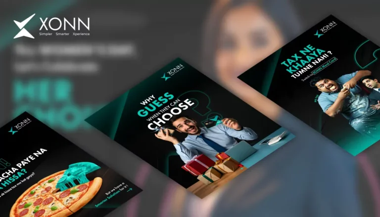 Xonn: fintech audience campaign — social media creative portfolio